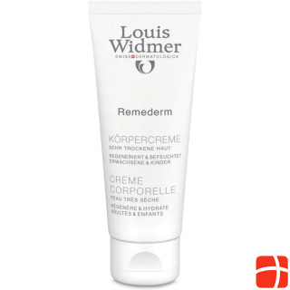 Louis Widmer Remederm body cream perfumed