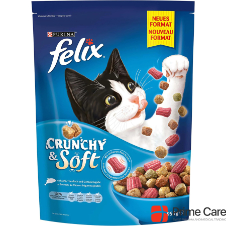 Felix Crunchy & Soft Salmon, Tuna & Vegetables