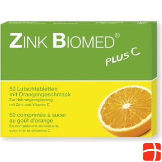 Biomed Zink  plus  Orange  50 Lutschtabletten