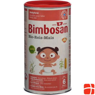 Bimbosan Organic rice corn can