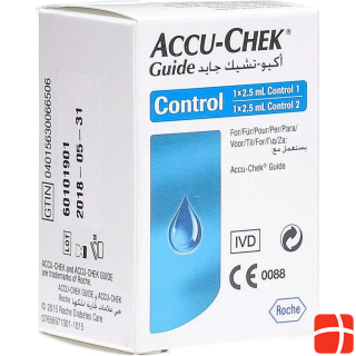 Accu-Chek Control solution for checking the function of Accu-Check Guide meters