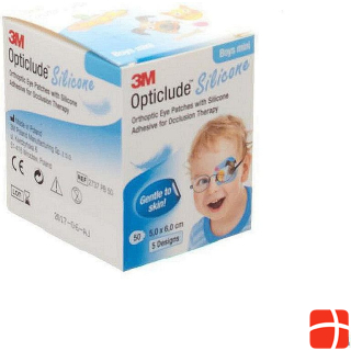 3M Opticlude Silicon Augenpflaster Mini Boys