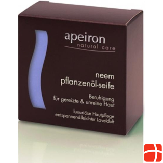 Apeiron Pflanzenölseife Neem - Beruhigung für gereizte & unreine Haut