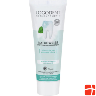 Logona Natural White Peppermint Toothpaste