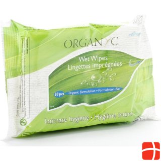 Organyc Wet wipes intimate care