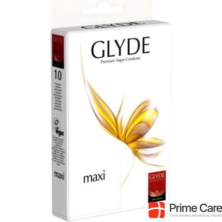 Веганский презерватив премиум-класса Glyde MAXI