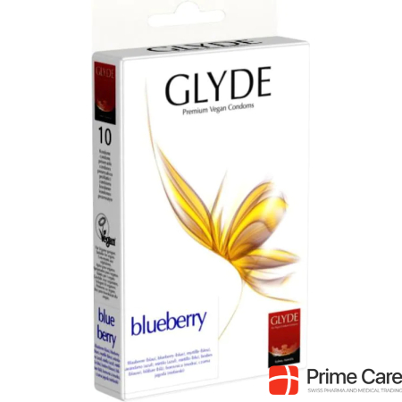 Glyde BLUEBERRY Premium Vegan Condom