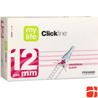 Mylife Clickfine Pen Needles 12mm 29G