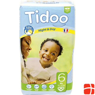 Tidoo No.6 XL '16-30kg' Day & Night Diapers