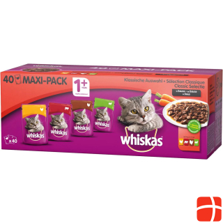 Whiskas 1+ Classic selection in sauce