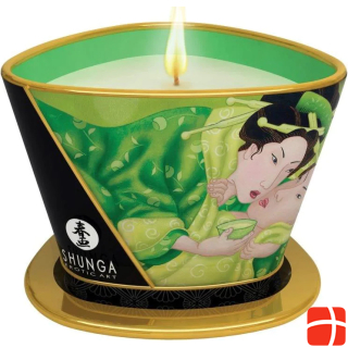 Shunga Massage candle green tea