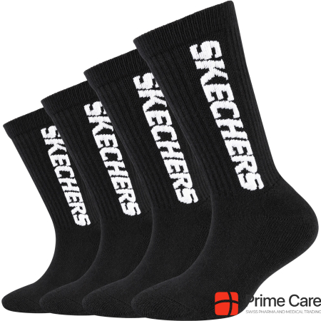 Skechers Boys Cushioned Tennis Socks 4p