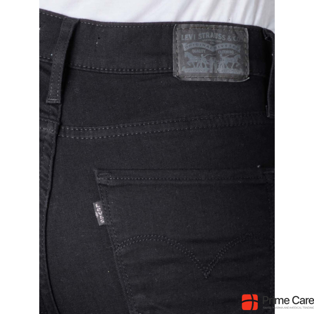 Levis 720 Jeans High Rise Super Skinny black squared