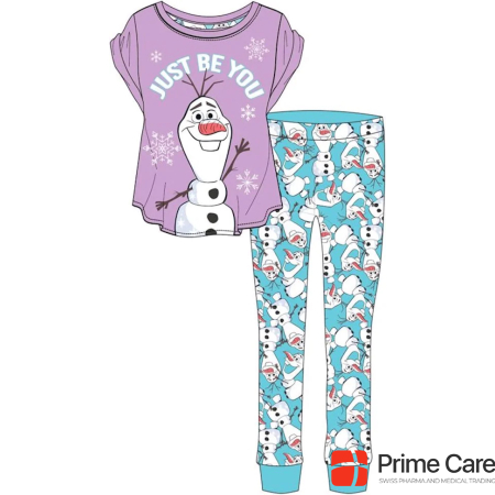 Frozen Pajamas With Olaf Motif