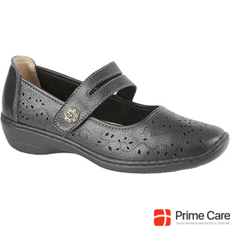 Boulevard Summer Leather Shoes With Hole Pattern