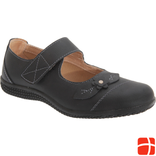 Boulevard Summer Mary Jane Shoes With Velcro Wide Fit
