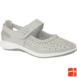 Boulevard Wide Fit Window Back Perforation Strap Shoes