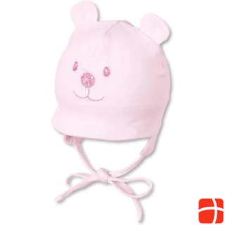 Sterntaler Peaked cap bear pink