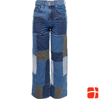 Only NEOFreya Wide Patchwork High Waist Jeans
