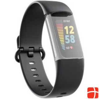 Hama Bracelet for Fitbit Charge 5, watch strap for exchange, universal, Black.