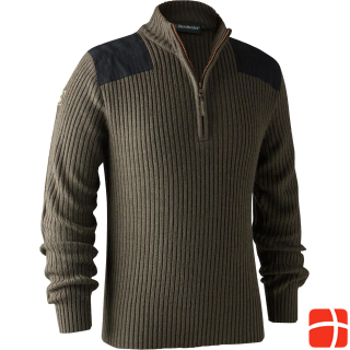 Deerhunter Rogaland sweater with zip neck