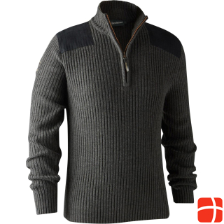 Deerhunter Rogaland sweater with zip neck