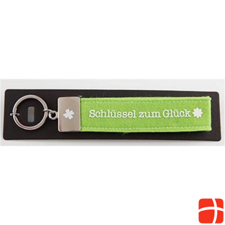 Depesche Keychain Key to Happiness Green