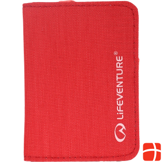 Lifeventure RFID Card Wallet, Recycled, Raspberry