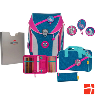 Derdiedas ErgoFlex Max School Backpack Set Caribbean