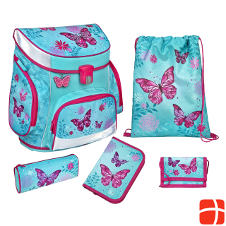 Familando Girls' school satchel, 5-piece set