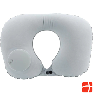 Intirilife Inflatable Neck Pillow in GREY