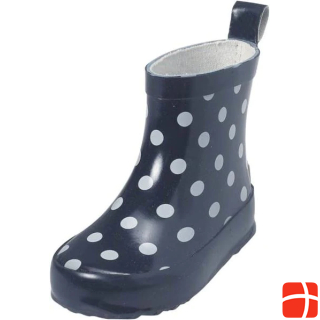 Playshoes Children rubber boots allover dots navy