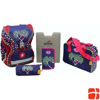 Набор школьных рюкзаков Derdiedas DER DIE DAS Ergoflex XL Pink Apple