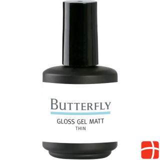 Cosmetic Butterfly Gloss Finish UV Gel Matt