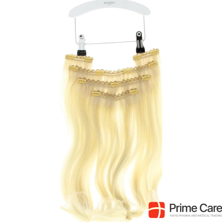 Balmain Clip-In Weft Memory®Hair 45cm Stockholm, Extremely Light Ash Blonde