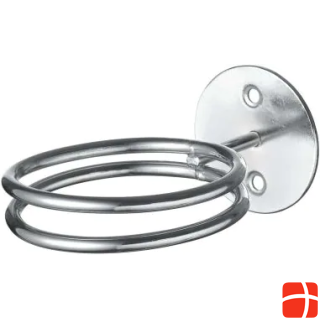 Comair Hairdryer holder chrome-plated double ring to