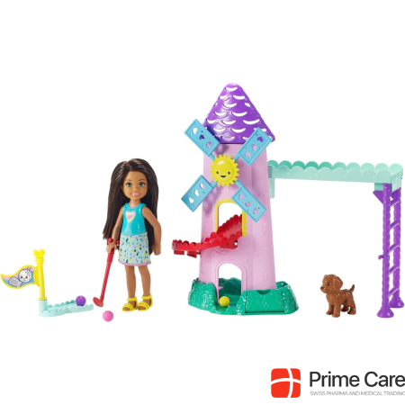 Barbie Chelsea doll and mini golf playset
