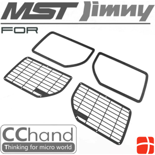 CCHand MST Jimny J3 Rear Window Guards for MST 1/10 CFX