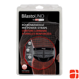 Bilasto Uno Back brace with power straps