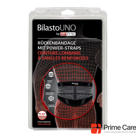 Bilasto Uno Back brace with power straps