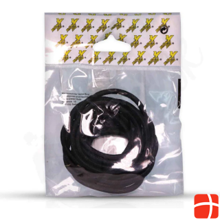 Yellow Bird Hair tie thick 12s black without
