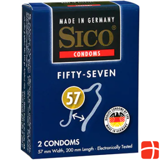 Sico Condom Sico 57, 2pcs