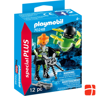 Агент Playmobil с дроном