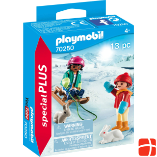 Playmobil Children with sledges