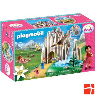 Playmobil At the crystal lake with Heidi, Peter and Clara
