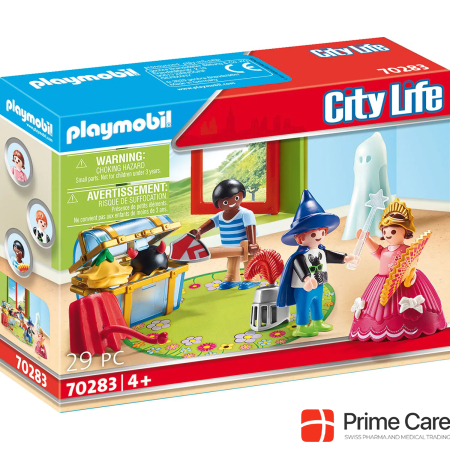 Playmobil Kinder mit Verkleidungskiste