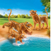 Playmobil 2 Tiger with baby