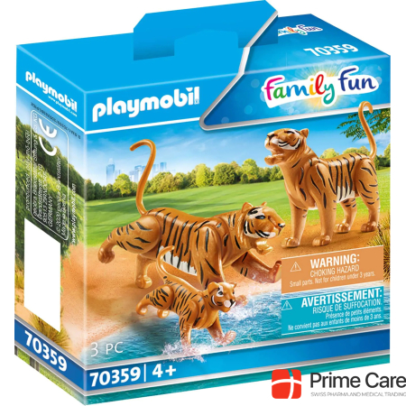 Playmobil 2 Tiger with baby