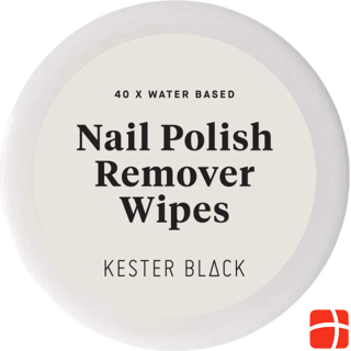 Kester Black KB Nail Care - Water Based Nail Polish Remover Wipes