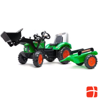 Falk Toys Traktor mit Schaufel und Anhänger